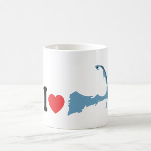 Provincetown "ich Liebe-" Entwurf Kaffeetasse