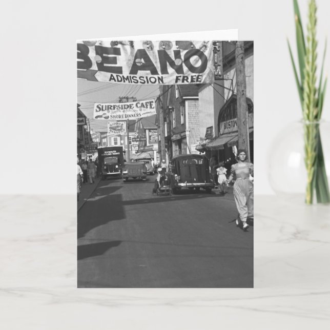 Provincetown, Mass. :1937 Karte (Vorderseite)