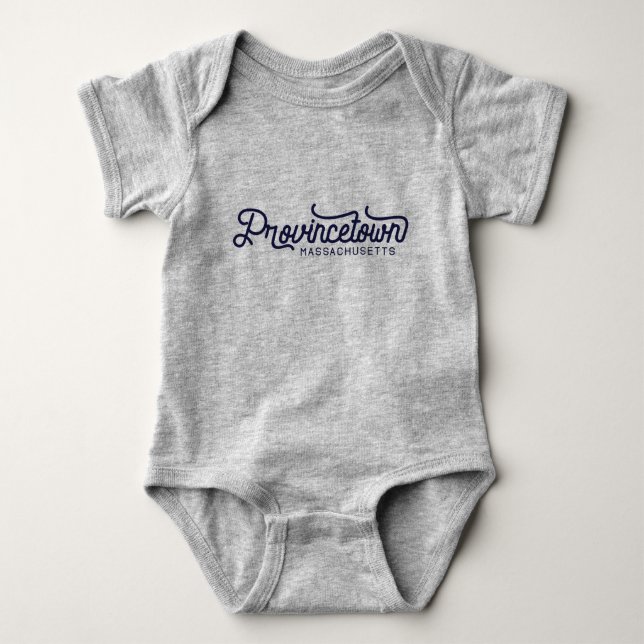 Provincetown Massachusetts Baby Bodysuit Baby Strampler (Vorderseite)