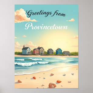 Provincetown, Massachusetts – Cape Cod Strände Poster