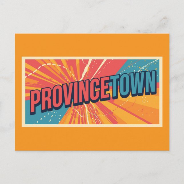Provincetown, Massachusetts  Postkarte (Vorderseite)