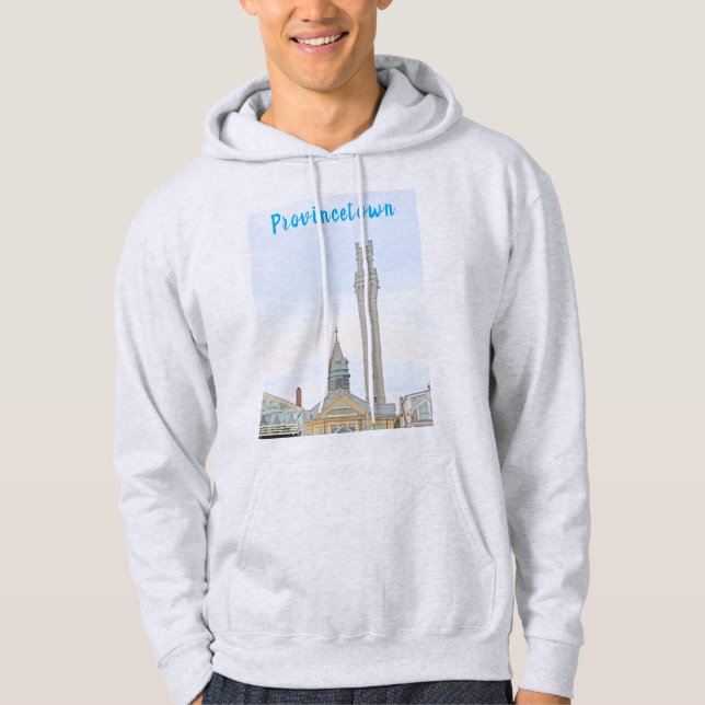 Provincetown, Pilgerdenkmal, Rathaus Hoodie (Vorderseite)