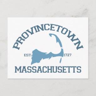 Provincetown "Varsity" Design. Postkarte