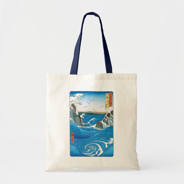 Provinz Awa, Naruto Whirlpools von Ando Hiroshige Tragetasche (Vorne)