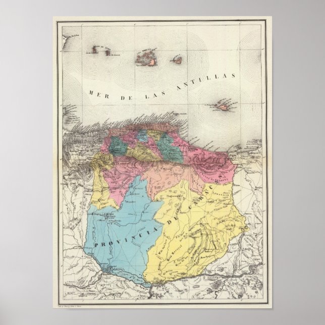 Provinz Caracas Poster (Vorne)
