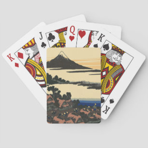 Provinz Kai Zeichnung von Katsushika Hokusai Spielkarten