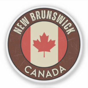 Provinz New Brunswick Kanada Aufkleber