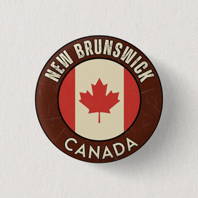 Provinz New Brunswick Kanada Button (Vorderseite)