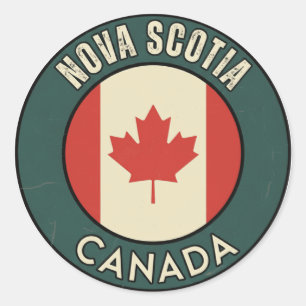 Provinz Nova Scotia Kanada Runder Aufkleber