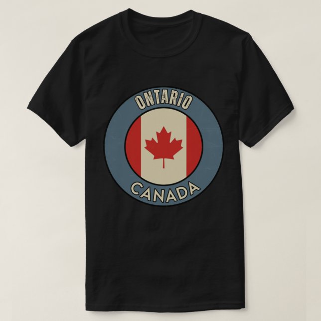 Provinz Ontario Kanada T-Shirt (Design vorne)