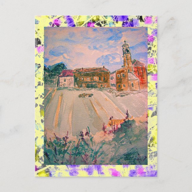 Provinz Parma - Tropfen Postkarte (Vorderseite)