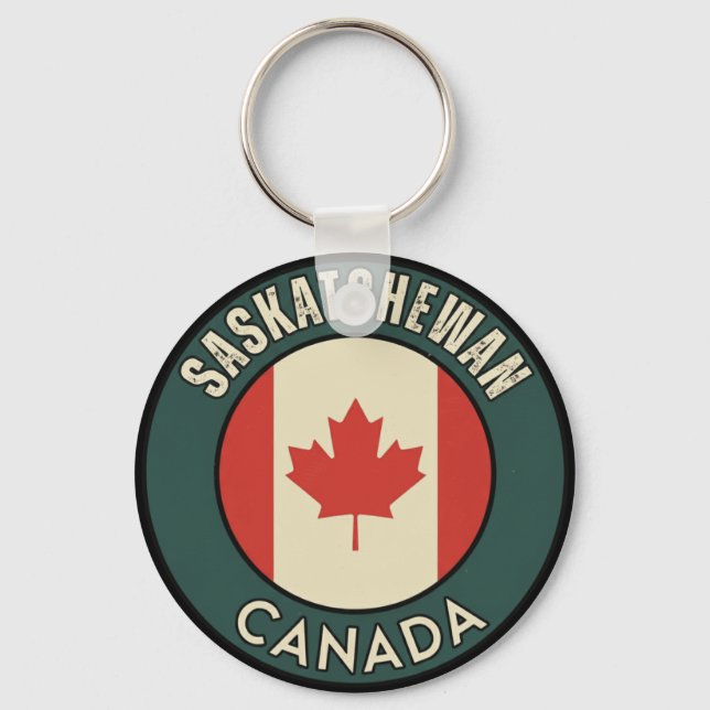 Provinz Saskatchewan Kanada Schlüsselanhänger (Vorderseite)