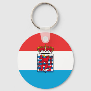 Provinz von Luxemburg, Belgien Flagge Schlüsselanhänger