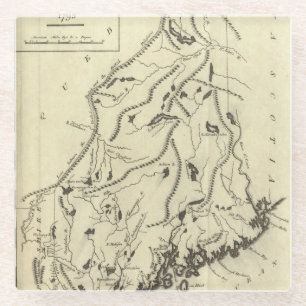 Provinz von Maine Glasuntersetzer