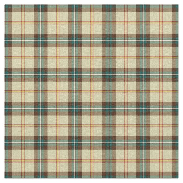 Provinz von Saskatchewan Kanada Tartan Stoff (Nahaufnahme)