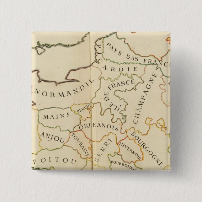 Provinzen, Frankreich Button (Vorderseite)