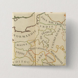 Provinzen, Frankreich Button