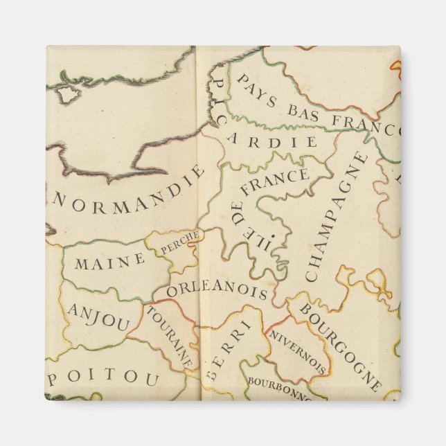 Provinzen, Frankreich Magnet (Vorne)