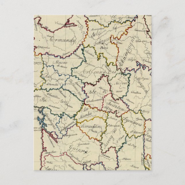 Provinzen Frankreich Postkarte (Vorderseite)
