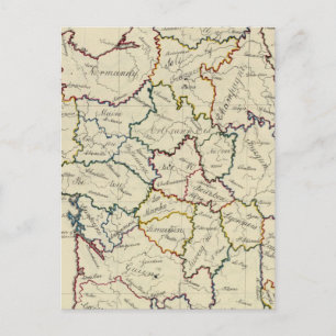 Provinzen Frankreich Postkarte