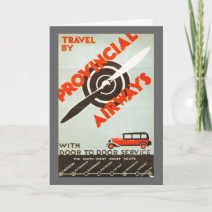 Provinzfluggesellschaften Karte