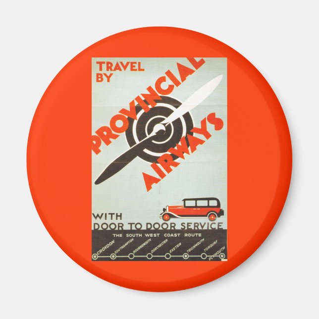 Provinzfluggesellschaften Magnet (Vorne)