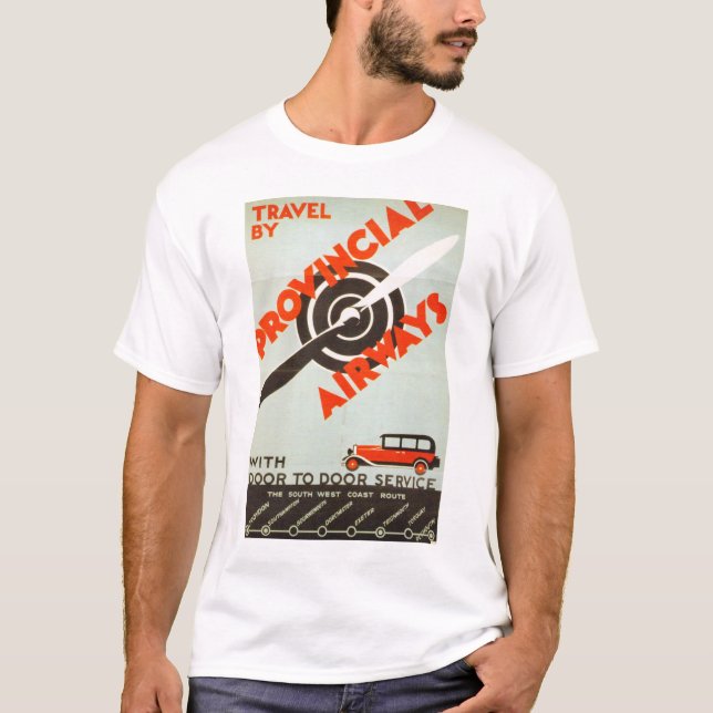 Provinzfluggesellschaften T-Shirt (Vorderseite)