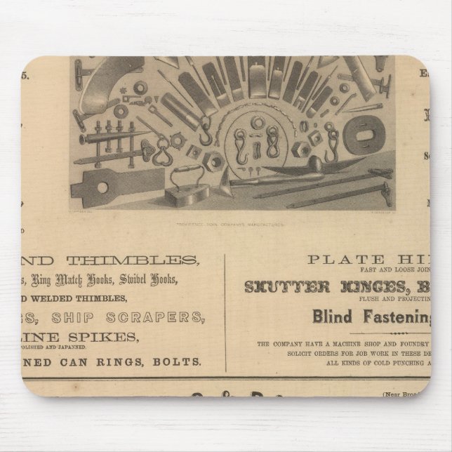 Provisioning-Tool und Forge and Nut Company Mousepad (Vorne)