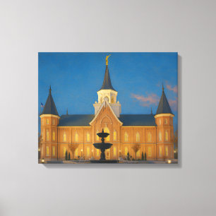Provo City Centre Temple Painting™ LDS Art Leinwan Leinwanddruck
