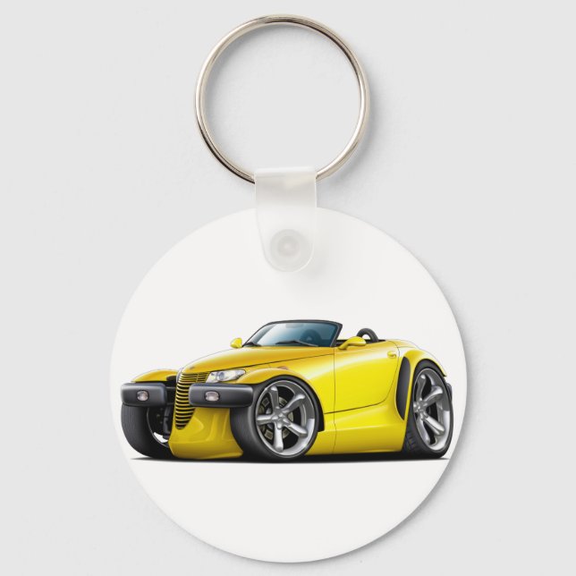 Prowler Yellow Car Schlüsselanhänger (Vorderseite)