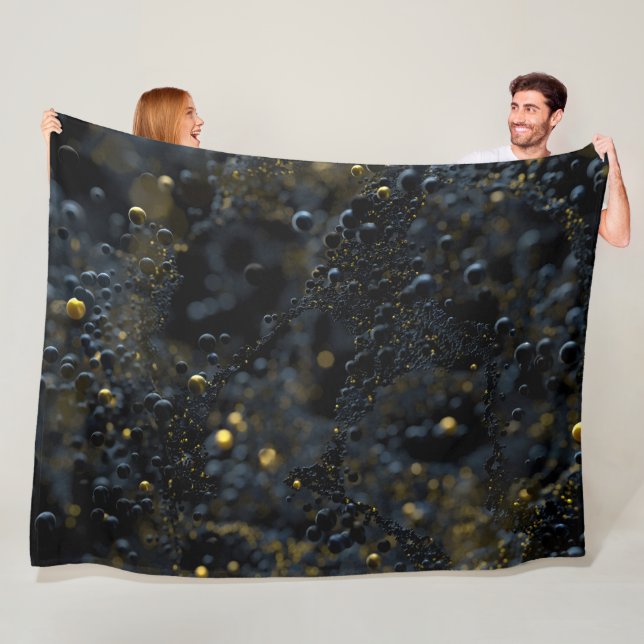 Proxima (schwarz) Fleece Blanket (Beispiel)