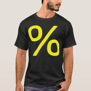 Prozent - gelb T-Shirt
