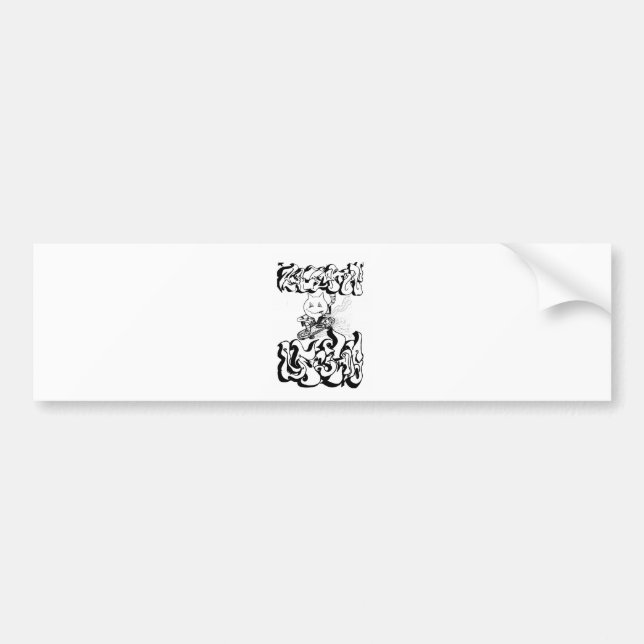 Prozentualer Skater#2 Autoaufkleber (Vorne)