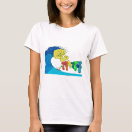 prozentuales Surfen T-Shirt
