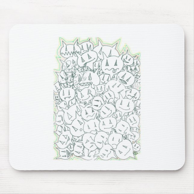 Prozentzahl Mousepad (Vorne)