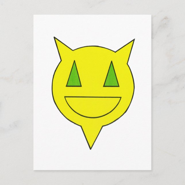 Prozentzahl Postkarte (Vorderseite)