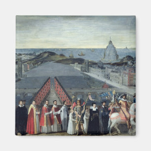 Prozession der Bruderschaft des Saint-Michel Magnet
