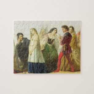 Prozession der Charaktere von Shakespeare (Öl an