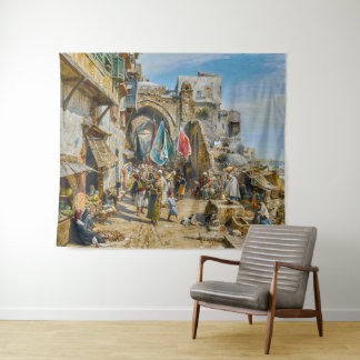 Prozession in Jaffa | Gustav Bauernfeind | Wandteppich