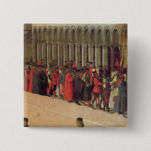 Prozession in St Mark Quadrat, Detail von musicia Button