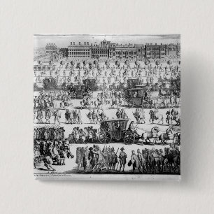 Prozession Königs George I zu St James Palast Button