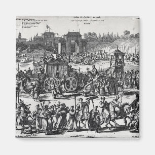 Prozession von den Toren von Macao Magnet