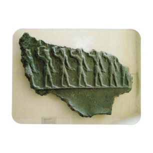 Prozession von Elamite Kriegern, Susa, der Iran, Magnet