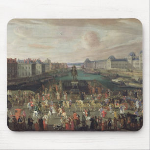 Prozession von Louis XIV über dem Pont-Neuf Mousepad