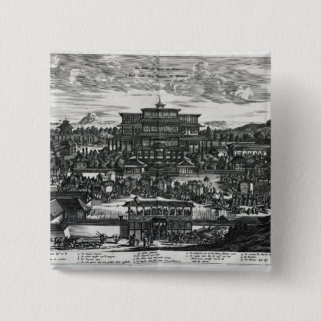 Prozession von Macao, eine Illustration Button (Vorderseite)