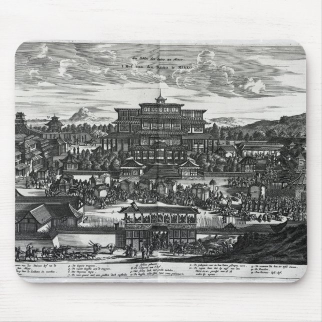 Prozession von Macao, eine Illustration Mousepad (Vorne)