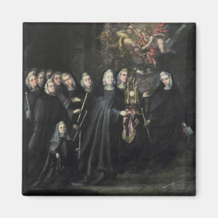 Prozession von St. Clare mit dem heiligen Magnet