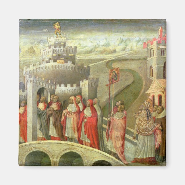 Prozession von St. Gregory zum Castel San Angelo Magnet (Vorne)