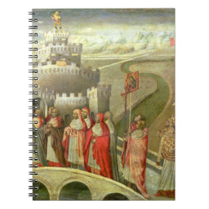 Prozession von St Gregory zum Castel St. Angelo Notizblock