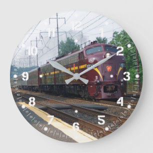 PRR E8a 5711 AN Cyrm Lynne PA Große Wanduhr